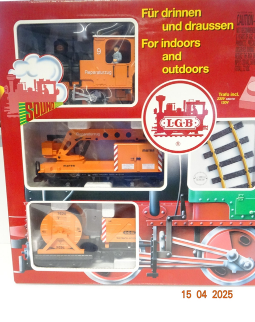 LGB Spur G 70938 Startset mit Reparaturzug und Sound in OVP JL90 – Bild 3