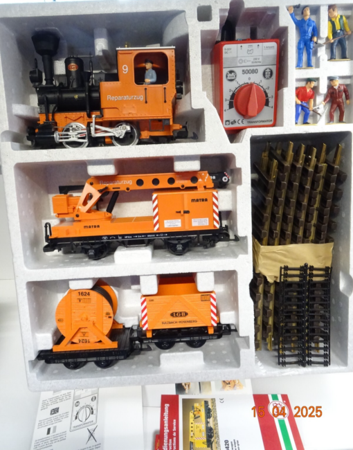LGB Spur G 70938 Startset mit Reparaturzug und Sound in OVP JL90