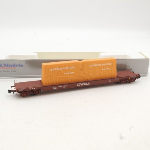 L.S. Models N 66 001-1 Glastransportwagen Vegla der DB in OVP QR3329 – Bild 3