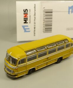 Lemke Minis 1:160 018778 MB O 321 Post Überlandbus Bundespost in OVP EX6169