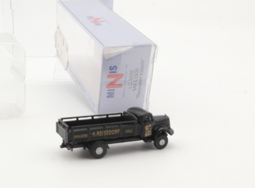 Lemke Minis 1:160 LC 3032 MB L3500 Pritsche Reissdorf Kölsch in OVP QR5922 – Bild 3