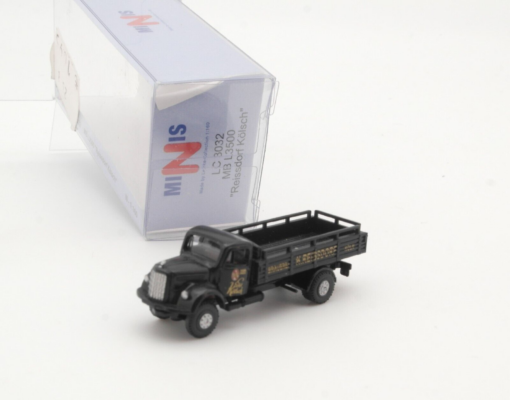 Lemke Minis 1:160 LC 3032 MB L3500 Pritsche Reissdorf Kölsch in OVP QR5922