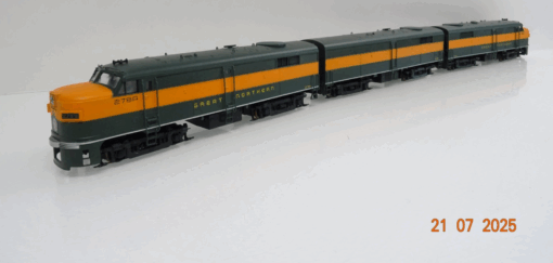 Life-like H0 US Diesellok 3tlg. Alco Great Northern 2x Antrieb JL1685 o.