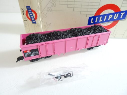 Liliput H0 244 51 gedeckter Güterwagen mit Ladung in OVP PR923 – Bild 3