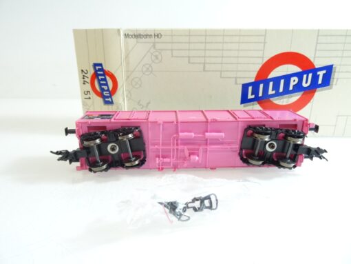 Liliput H0 244 51 gedeckter Güterwagen mit Ladung in OVP PR923 – Bild 4