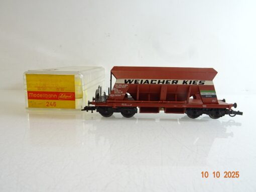 Liliput H0 246 Schotterwagen Weicher Kies der SBB in OVP BH505