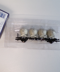 Liliput H0 L235130 Behältertragwagen mit 4 Behälter der DB in OVP BH1785