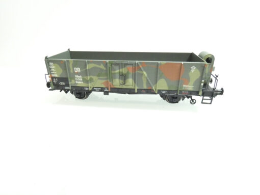 Liliput H0 L235281 AC Offener Wagen Ommru der DRB in Tarnfarbe in OVP AR4554 – Bild 3