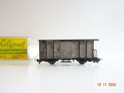 Liliput H0e 913 gedeckter Güterwagen der ZB  in OVP PR4036 – Bild 3