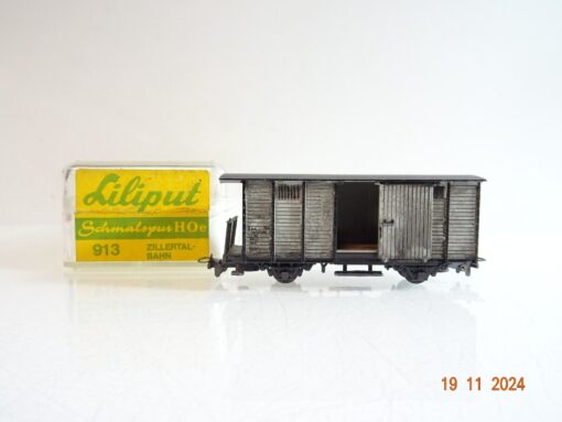 Liliput H0e 913 gedeckter Güterwagen der ZB  in OVP PR4036