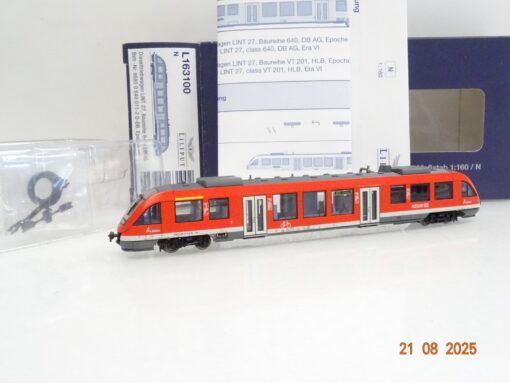 Liliput N L 163100 Dieseltriebwagen LINT 27 BR 640 der DB AG in OVP JL2465