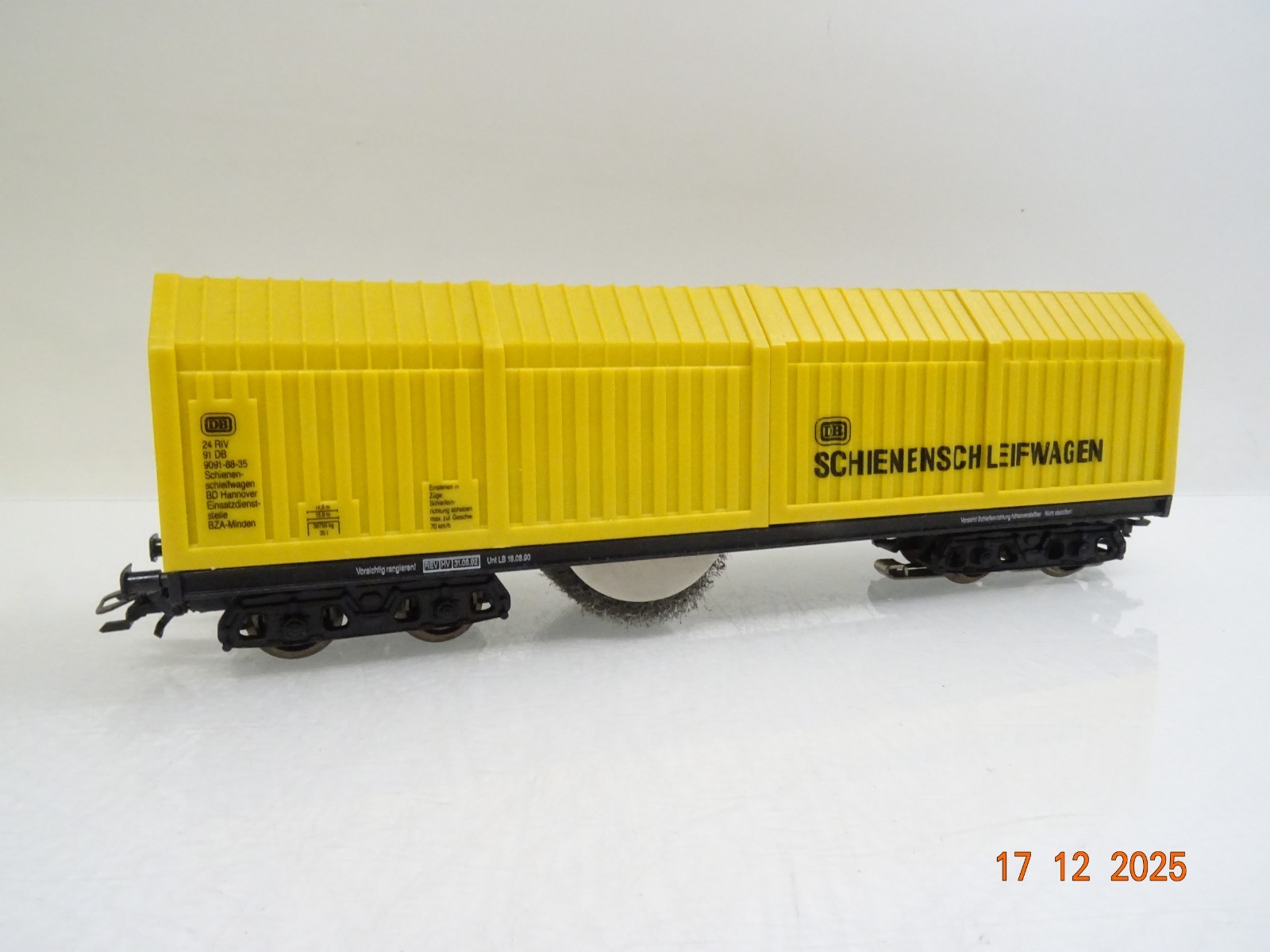 Lux Modellbau H0 9130 AC Gleis/Oberl.-Schleifwagen SSF-09 Technik in OVP JL5128 – Bild 3