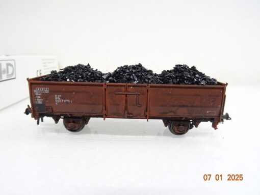 M+D H0 211 Hochbordwagen mit Kohlebeladung der DB in OVP PR5088 – Bild 3