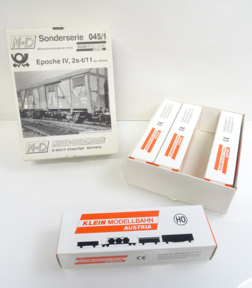 M+D H0 Sonderserie 045/1, LEERKARTON Klein Modellbahn 4Stck. siehe Foto AR7088 – Bild 3