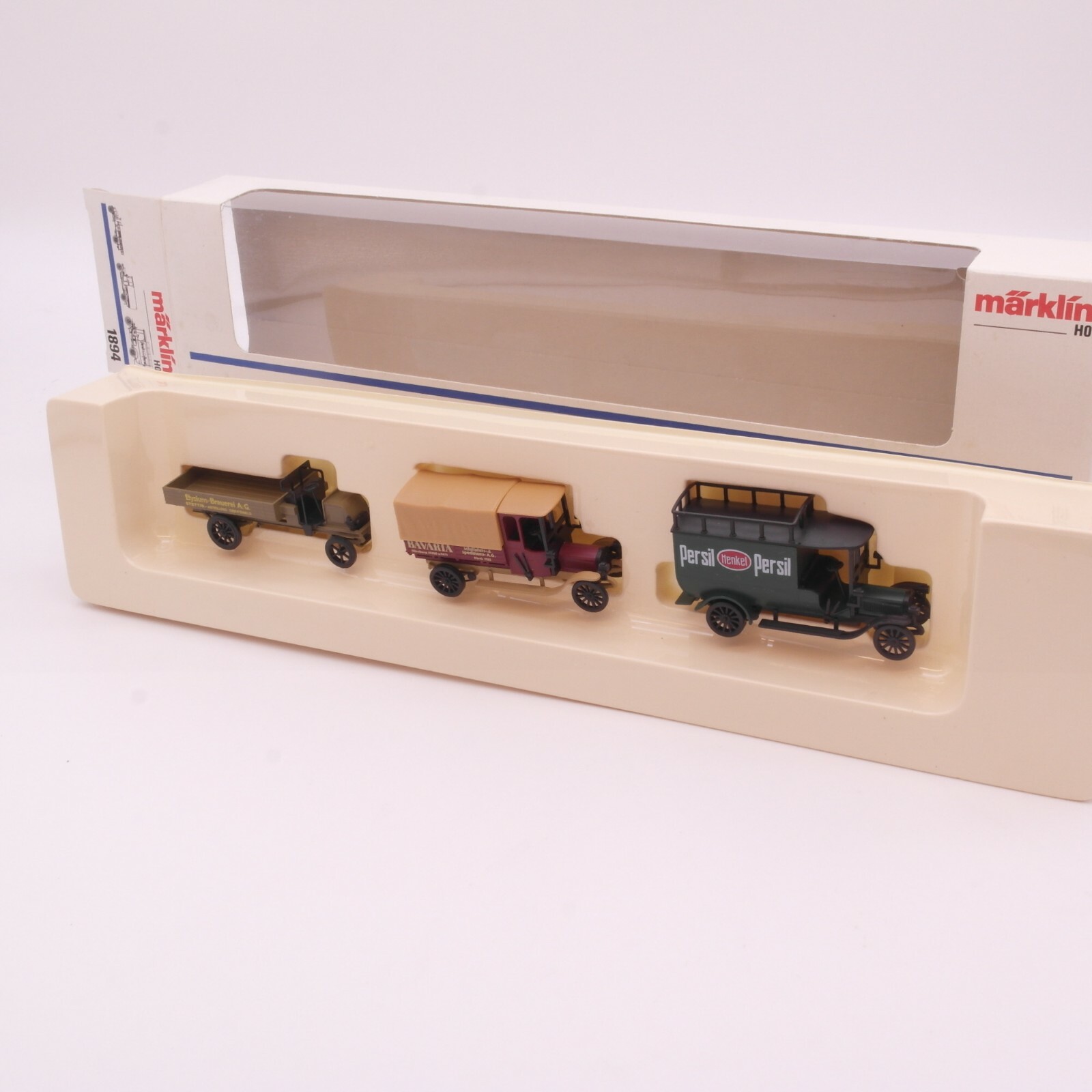 Märklin 1:87 1894 Oldtimer Lieferwagen Set in OVP RT1467 – Bild 3