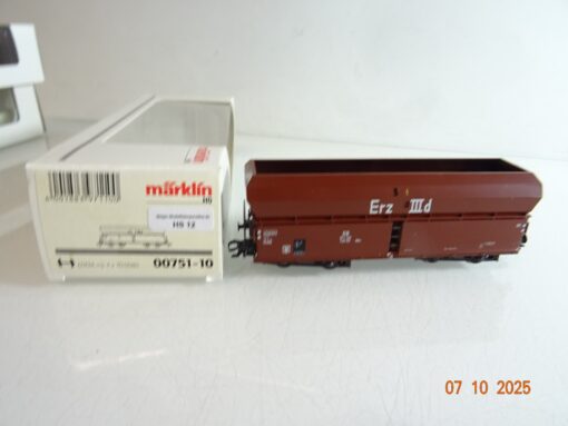 Märklin H0 00751-10 Selbstentladewagen der DB  in OVP HS12