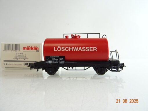 Märklin H0 00752-21 Kesselwagen Löschwasser Feuerwehr  in OVP PR9688 – Bild 3