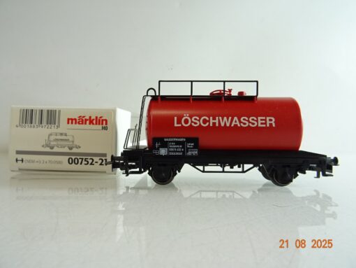 Märklin H0 00752-21 Kesselwagen Löschwasser Feuerwehr  in OVP PR9688