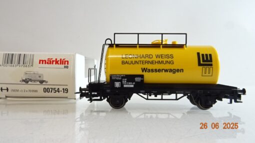 Märklin H0 00754-19 Wasserwagen Leonhard Weiss der DB in OVP PR8736