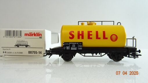 Märklin H0 00755-14 Kesselwagen Shell der DB in OVP PR7008