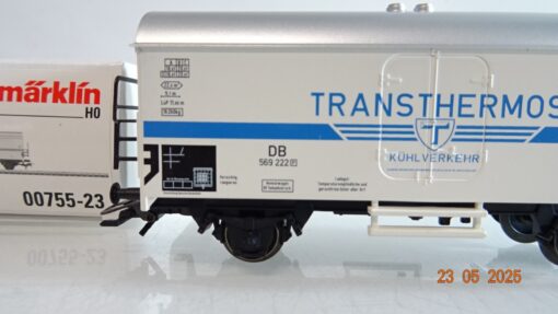 Märklin H0 00755-23 Kühlwagen Transthermos Kühlverkehr der DB in OVP PR7981 – Bild 3