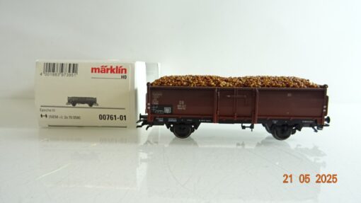 Märklin H0 00761-01 Hochbordwagen mit Ladung der DB in OVP PR7912