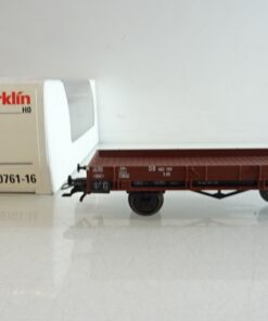 Märklin H0 00761-16 Niederbordwagen ohne Lieferwagen der DB in OVP PR8079