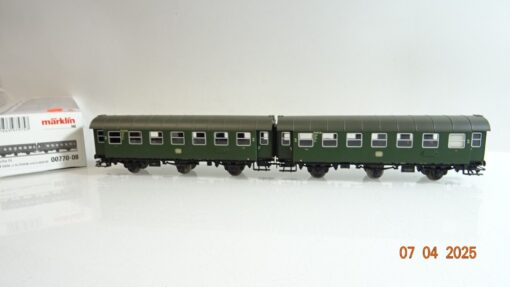 Märklin H0 00770-08 Umbauwagen Paar 2.Kl. der DB in OVP PR7030