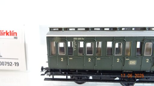 Märklin H0 00792-19 Abteilwagen 2. Kl. der DB in OVP PR8490 – Bild 3