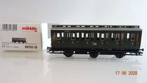 Märklin H0 00792-19 Abteilwagen 2. Kl. der DB in OVP PR8490