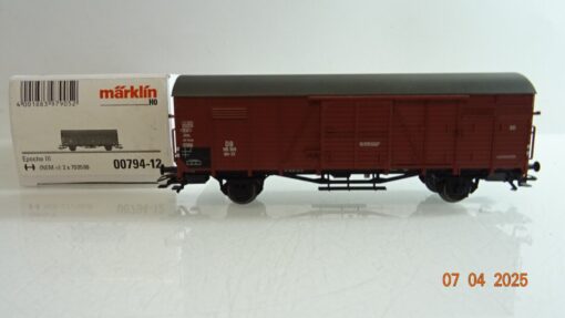 Märklin H0 00794-12 gedeckter Güterwagen der DB in OVP PR6999