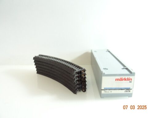 Märklin H0 2026 gebogenes Gleis 6x r360 mm siehe Foto in OVP CK6498