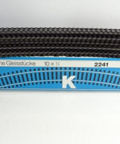 Märklin H0 2241 K Gleis Gebogene Gleisstücke 1/1 10Stück in OVP CK8162