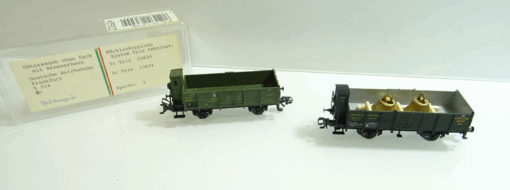 Märklin H0 23624? 2x offene Güterwagen mit Brsh. der K.S.Sts.E.B. in EVP AR7034