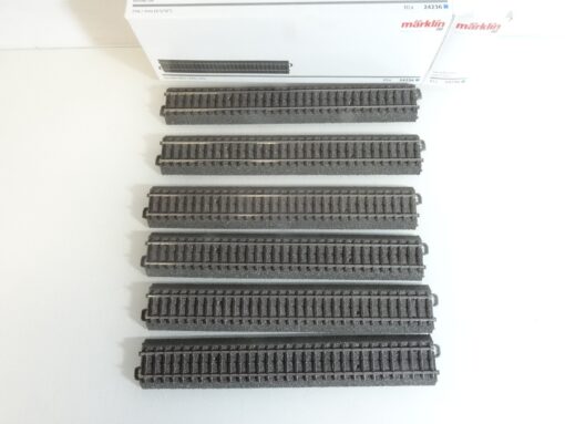 Märklin H0 24236 C-Gleis gerade 236,1 mm 6 Stück in OVP QR7106 – Bild 3