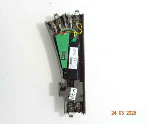 Märklin H0 24612 C Gleis Weiche rechts Antrieb u. Decoder siehe Foto CK6926 o. – Bild 3