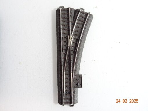 Märklin H0 24612 C Gleis Weiche rechts Antrieb u. Decoder siehe Foto CK6926 o.