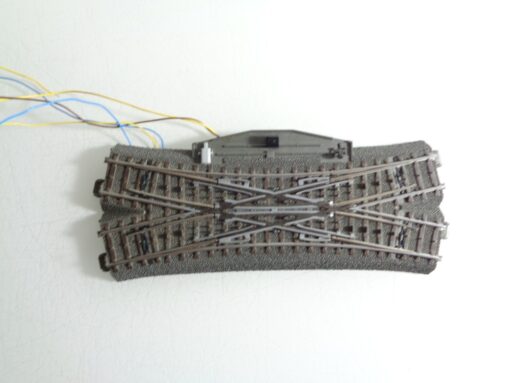 Märklin H0 24624 Doppel Kreuzungsweiche mit Antrieb siehe Foto PK1493 o.