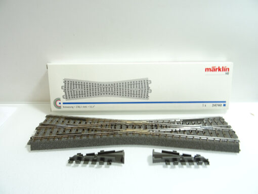 Märklin H0 24740 schlanke C-Gleis Kreuzung 236,1 mm in OVP C2196