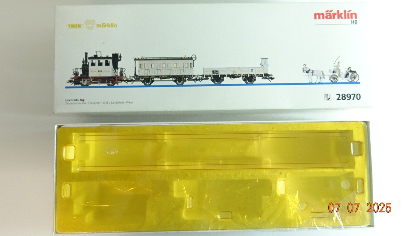 Märklin H0 28970 Hochzeits Zug Leerverpackung siehe Foto CK9409 – Bild 3
