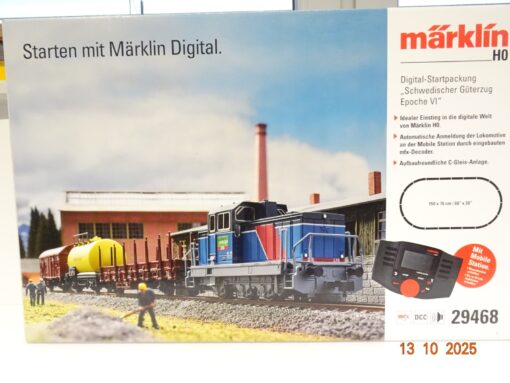 Märklin H0 29468 Startpackung Schweden Güterzug Mfx Sound in OVP JL3541 – Bild 3