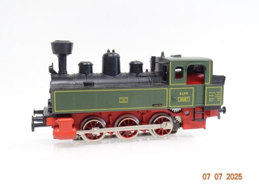 Märklin H0 3087 Dampflok grün schwarz Klvm JL1225 o.