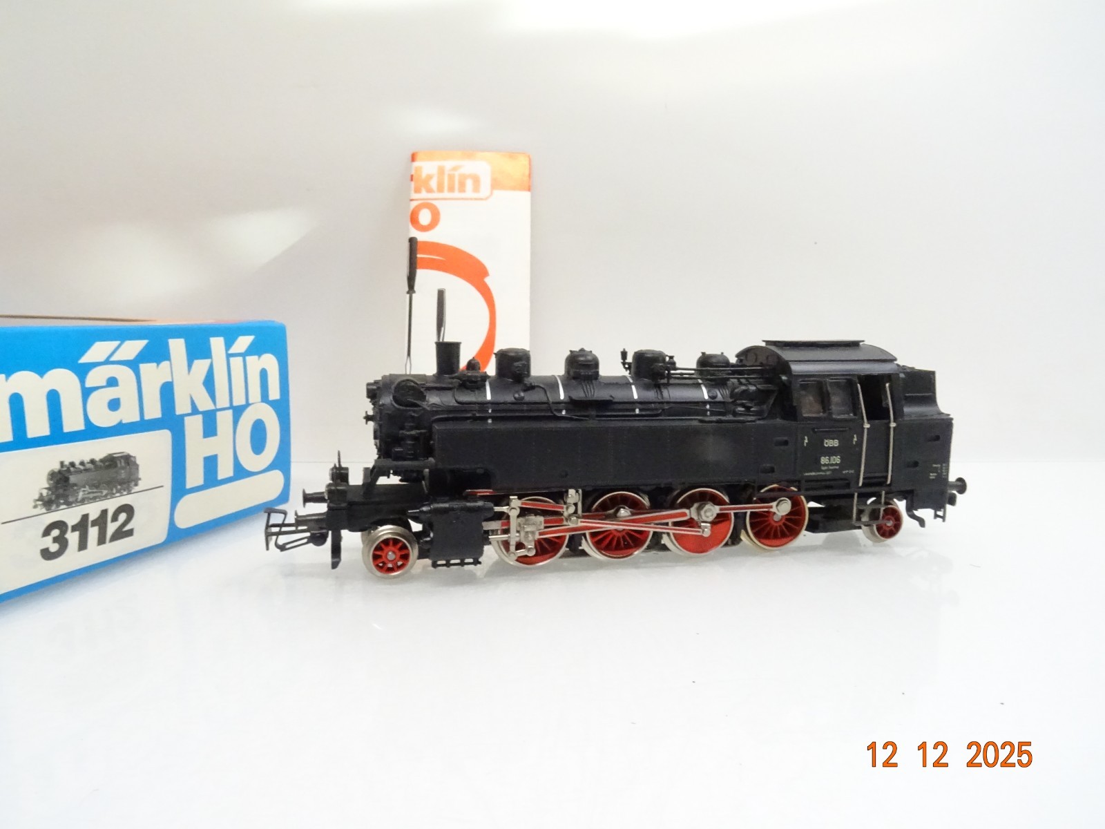 Märklin H0 3112 Österreich Dampflok BR 86.106 der ÖBB in OVP JL5005