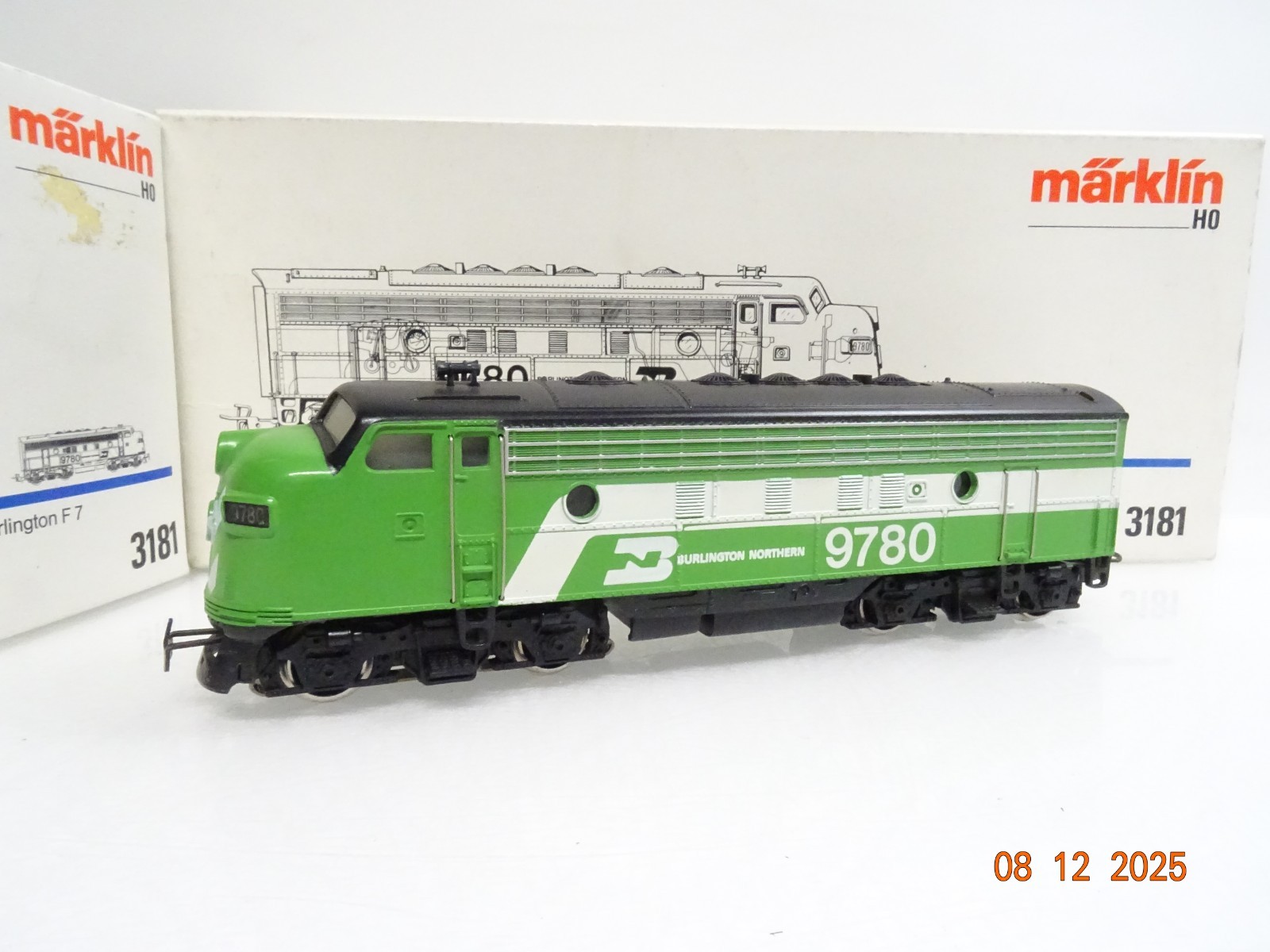 Märklin H0 3181 US Diesellok EMD F 7 Burlington in OVP JL4945