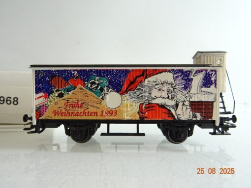 Märklin H0 31968 gedeckter Güterwagen frohe Weihnachten 1993 in OVP PR9868 – Bild 3