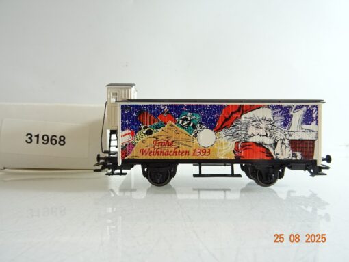 Märklin H0 31968 gedeckter Güterwagen frohe Weihnachten 1993 in OVP PR9868