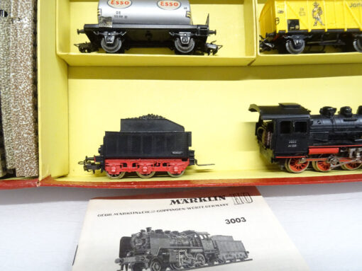 Märklin H0 3203 Zugset mit 4tlg. Güterzug und M-Gleis in OVP LE1978 – Bild 4