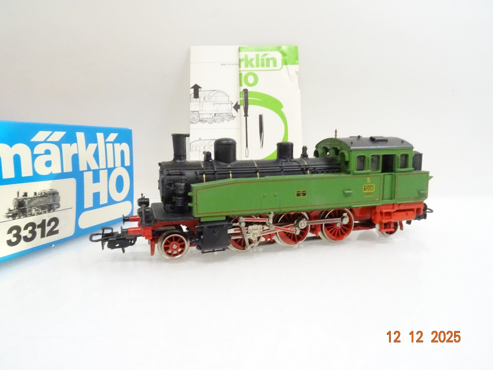 Märklin H0 3312 Dampflok T 5 der K.W.St.E. in OVP JL5009