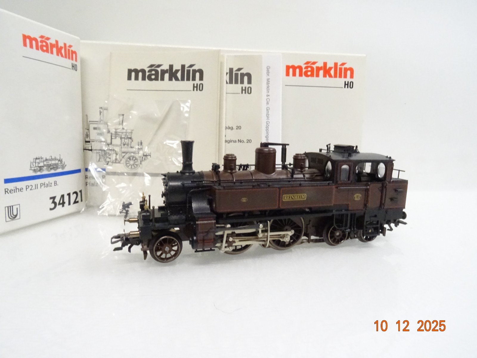 Märklin H0 34121 Dampflok Reihe P2.II der Pfalz Bahn Delta Digital in OVP JL4962