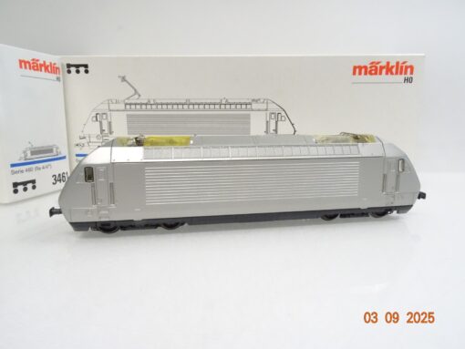 Märklin H0 3461 Schweiz E-Lok Serie 460 silber der SBB in OVP JL2737